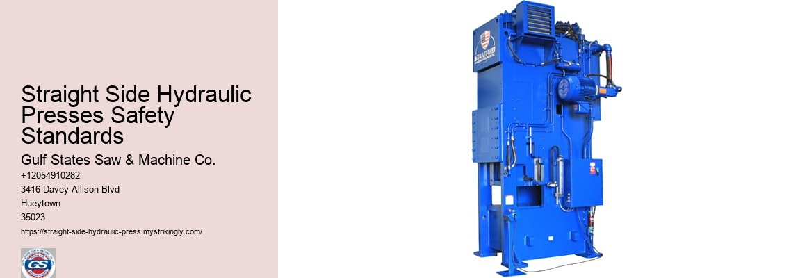 Straight Side Hydraulic Presses Services