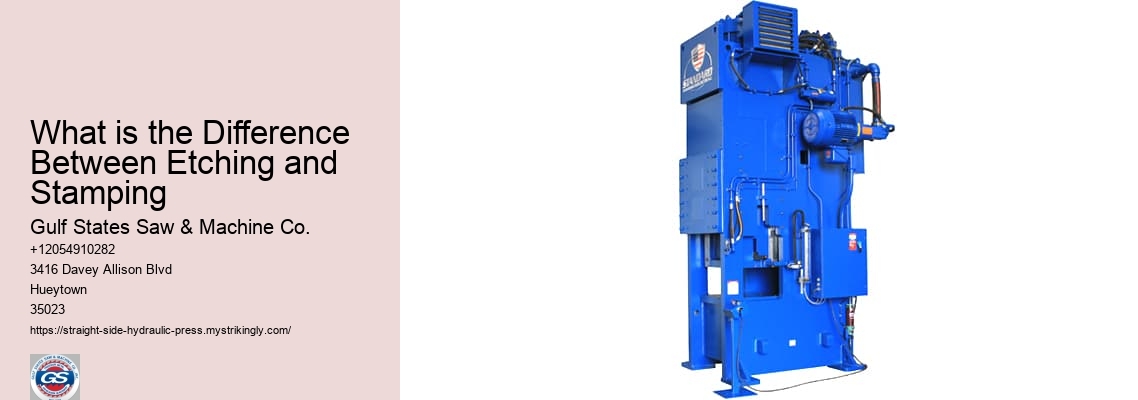 What is the Difference Between Etching and Stamping