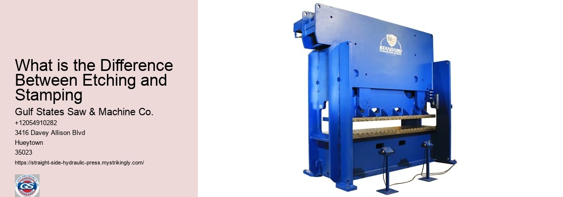 Straight Side Hydraulic Presses Control Systems